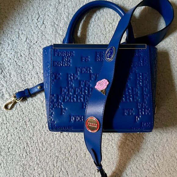 Gianfranco Ferré GFF Royal Blue Handbag - Picture 8 of 16
